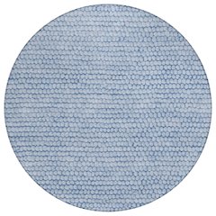 Machine Washable Indoor/Outdoor Chantille ACN2719 Blue 8' x 8' Round Rug