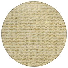 Machine Washable Indoor/Outdoor Chantille ACN2719 Gold 8' x 8' Round Rug