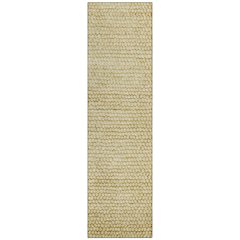 Machine Washable Indoor/Outdoor Chantille ACN2719 Gold 2'3" x 7'6" Runner Rug