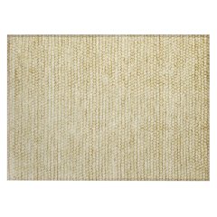 Machine Washable Indoor/Outdoor Chantille ACN2719 Gold 1'8" x 2'6" Rug