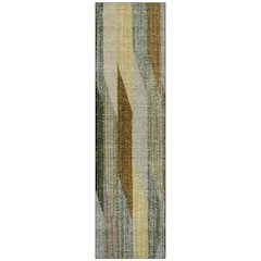 Machine Washable Indoor/Outdoor Chantille ACN2720 Gray 2'3" x 7'6" Runner Rug