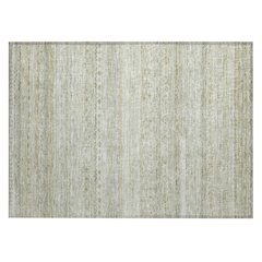 Machine Washable Indoor/Outdoor Chantille ACN2722 Brown 1'8" x 2'6" Rug