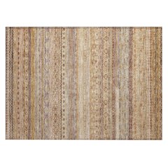 Machine Washable Indoor/Outdoor Chantille ACN2722 Orange 1'8" x 2'6" Rug