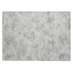Machine Washable Indoor/Outdoor Chantille ACN2723 Brown 1'8" x 2'6" Rug