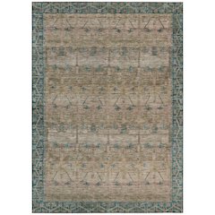 Machine Washable Indoor/Outdoor Chantille ACN2724 Brown 3' x 5' Rug