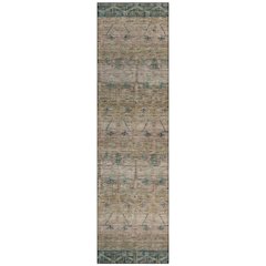 Machine Washable Indoor/Outdoor Chantille ACN2724 Brown 2'3" x 7'6" Runner Rug