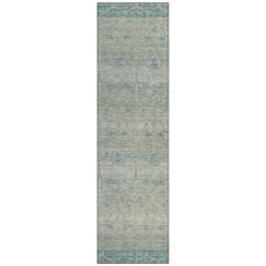 Machine Washable Indoor/Outdoor Chantille ACN2724 Teal 2'3" x 7'6" Runner Rug