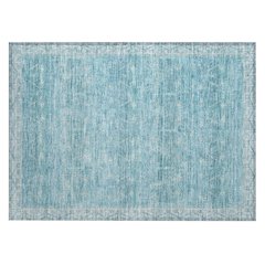Machine Washable Indoor/Outdoor Chantille ACN2725 Blue 1'8" x 2'6" Rug