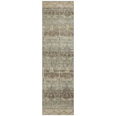 Machine Washable Indoor/Outdoor Chantille ACN2725 Brown 2'3" x 7'6" Runner Rug