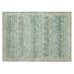 Machine Washable Indoor/Outdoor Chantille ACN2725 Green 1'8" x 2'6" Rug