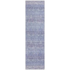 Machine Washable Indoor/Outdoor Chantille ACN2725 Purple 2'3" x 7'6" Runner Rug