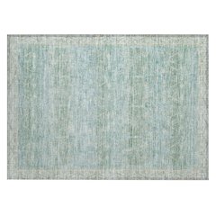 Machine Washable Indoor/Outdoor Chantille ACN2725 Green 1'8" x 2'6" Rug