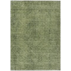 Machine Washable Indoor/Outdoor Chantille ACN2726 Green 3' x 5' Rug