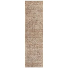 Machine Washable Indoor/Outdoor Chantille ACN2726 Orange 2'3" x 7'6" Runner Rug