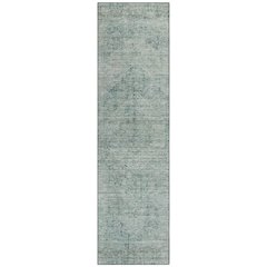 Machine Washable Indoor/Outdoor Chantille ACN2726 Blue 2'3" x 7'6" Runner Rug