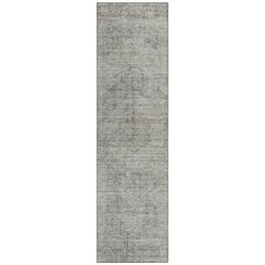 Machine Washable Indoor/Outdoor Chantille ACN2726 Gray 2'3" x 7'6" Runner Rug