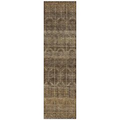 Machine Washable Indoor/Outdoor Chantille ACN2728 Brown 2'3" x 7'6" Runner Rug