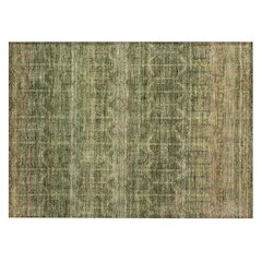Machine Washable Indoor/Outdoor Chantille ACN2728 Green 1'8" x 2'6" Rug