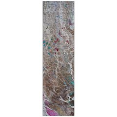 Machine Washable Indoor/Outdoor Chantille ACN2730 Brown 2'3" x 7'6" Runner Rug