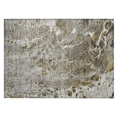 Machine Washable Indoor/Outdoor Chantille ACN2730 Gray 1'8" x 2'6" Rug