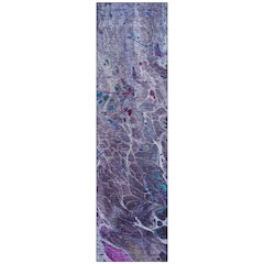 Machine Washable Indoor/Outdoor Chantille ACN2730 Purple 2'3" x 7'6" Runner Rug