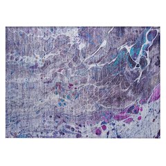 Machine Washable Indoor/Outdoor Chantille ACN2730 Purple 1'8" x 2'6" Rug