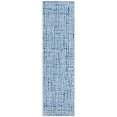 Machine Washable Indoor/Outdoor Chantille ACN2735 Blue 2'3" x 7'6" Runner Rug