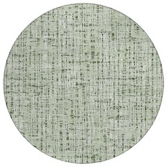 Machine Washable Indoor/Outdoor Chantille ACN2735 Green 8' x 8' Round Rug