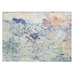 Machine Washable Indoor/Outdoor Chantille ACN2736 Blue 1'8" x 2'6" Rug