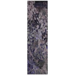 Machine Washable Indoor/Outdoor Chantille ACN2737 Purple 2'3" x 7'6" Runner Rug