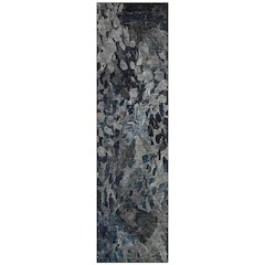 Machine Washable Indoor/Outdoor Chantille ACN2737 Gray 2'3" x 7'6" Runner Rug