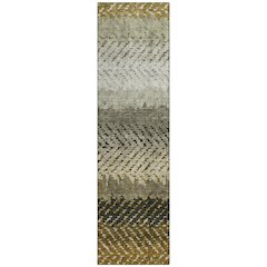 Machine Washable Indoor/Outdoor Chantille ACN2740 Brown 2'3" x 7'6" Runner Rug