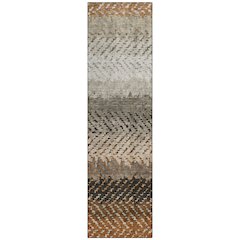 Machine Washable Indoor/Outdoor Chantille ACN2740 Orange 2'3" x 7'6" Runner Rug