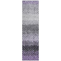 Machine Washable Indoor/Outdoor Chantille ACN2740 Purple 2'3" x 7'6" Runner Rug