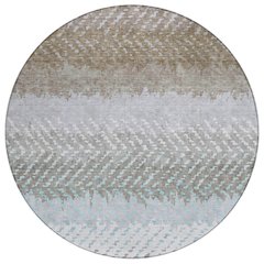 Machine Washable Indoor/Outdoor Chantille ACN2740 Ivory 8' x 8' Round Rug