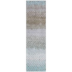 Machine Washable Indoor/Outdoor Chantille ACN2740 Ivory 2'3" x 7'6" Runner Rug