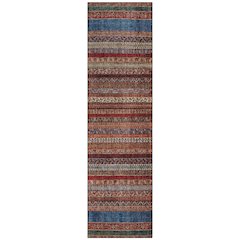 Machine Washable Indoor/Outdoor Chantille ACN2741 Orange 2'3" x 7'6" Runner Rug