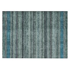 Machine Washable Indoor/Outdoor Chantille ACN2741 Teal 1'8" x 2'6" Rug