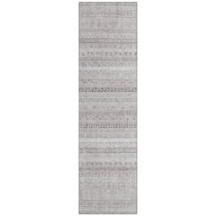 Machine Washable Indoor/Outdoor Chantille ACN2742 Brown 2'3" x 7'6" Runner Rug