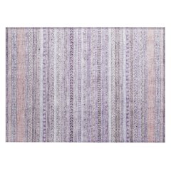 Machine Washable Indoor/Outdoor Chantille ACN2742 Purple 1'8" x 2'6" Rug