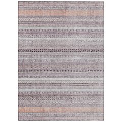 Machine Washable Indoor/Outdoor Chantille ACN2742 Pink 3' x 5' Rug