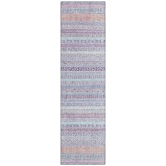 Machine Washable Indoor/Outdoor Chantille ACN2742 Pink 2'3" x 7'6" Runner Rug