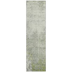 Machine Washable Indoor/Outdoor Chantille ACN2743 Green 2'3" x 7'6" Runner Rug