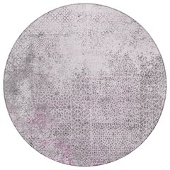 Machine Washable Indoor/Outdoor Chantille ACN2743 Pink 8' x 8' Round Rug