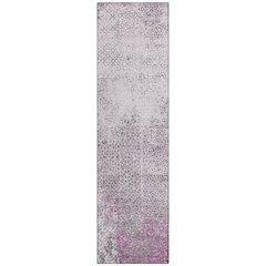 Machine Washable Indoor/Outdoor Chantille ACN2743 Pink 2'3" x 7'6" Runner Rug