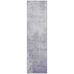 Machine Washable Indoor/Outdoor Chantille ACN2743 Purple 2'3" x 7'6" Runner Rug