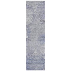 Machine Washable Indoor/Outdoor Chantille ACN2744 Purple 2'3" x 7'6" Runner Rug