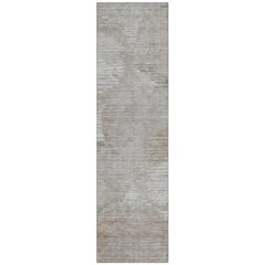 Machine Washable Indoor/Outdoor Chantille ACN2744 Brown 2'3" x 7'6" Runner Rug