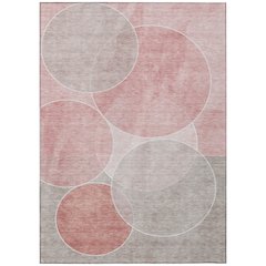Machine Washable Indoor/Outdoor Chantille ACN2746 Pink 3' x 5' Rug