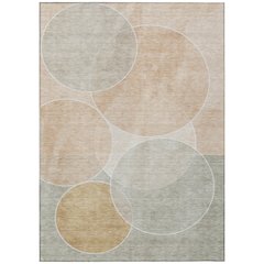 Machine Washable Indoor/Outdoor Chantille ACN2746 Orange 3' x 5' Rug